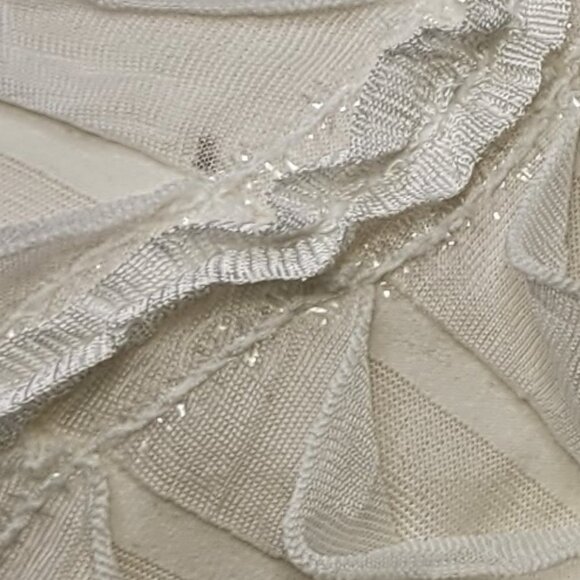 WHITE ruched stretchy spaghetti strap sexy top sizes S M - Picture 10 of 14